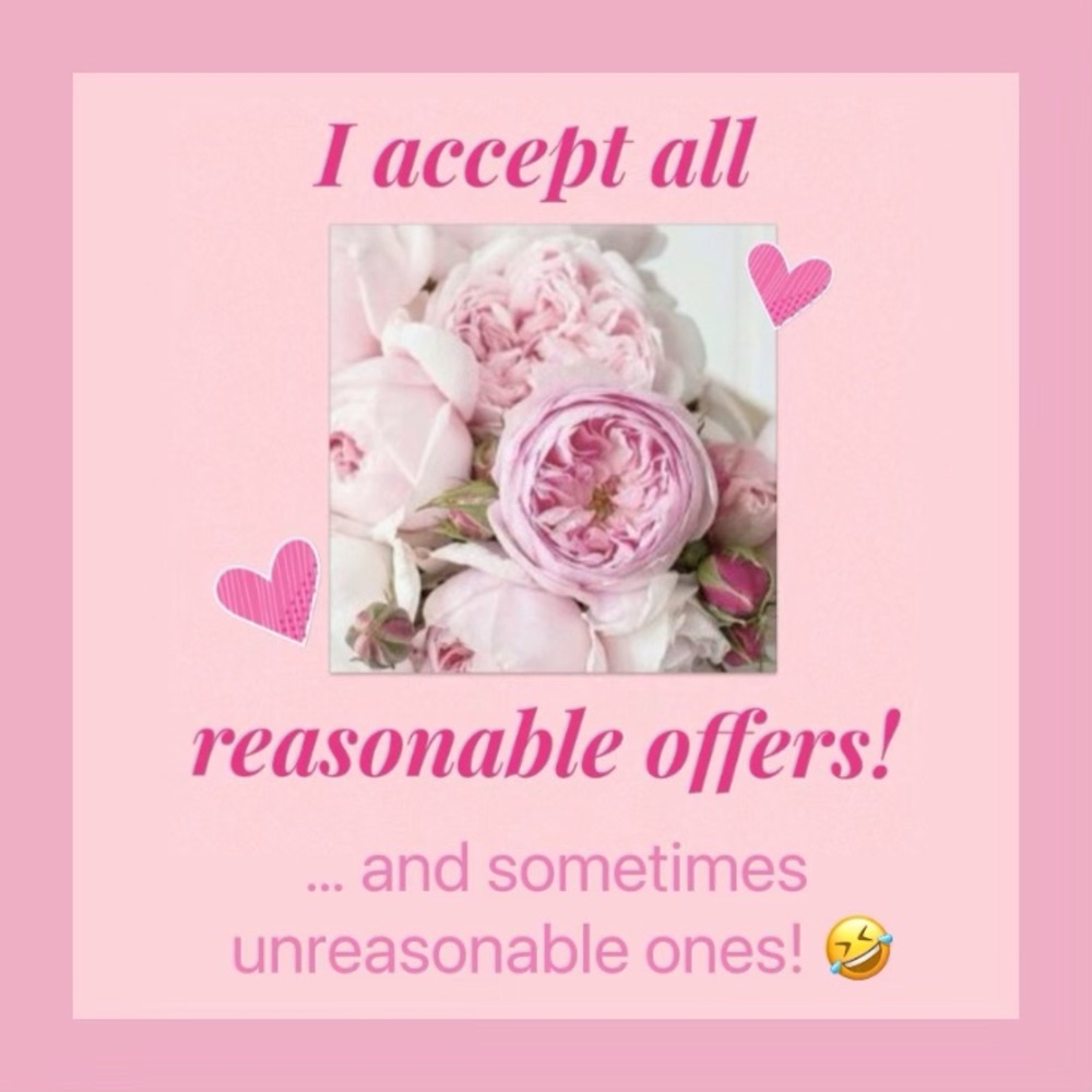Please send me an offer! I promise I will not be insulted if it’s too low. 😊❤️